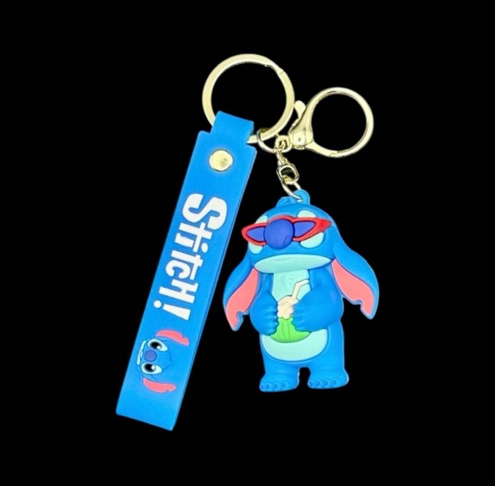 PRICE IS FIRM - Disney Lilo & Stitch Ice Cream Deluxe Wristlet Keychain